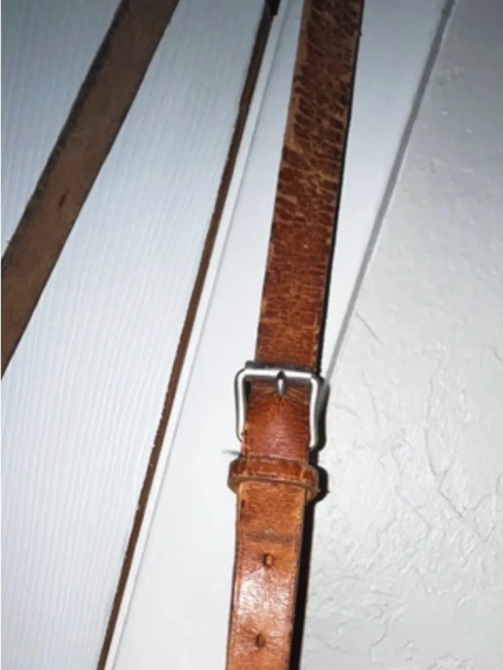 Vintage Louis Vuitton Brown Monogram Canvas Crossbody with Tan Strap